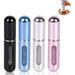 Portable Mini Refillable Perfume Atomizer Bottle Atomizer Perfume Bottle Refillable Perfume Spray Travel Size Bottles Scent Pump Case Perfume Atomizer Refillable Travel Accessories 5ml with 4 Pcs Pack