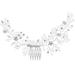 Wedding Decorations for Ceremony Hair Accessories Crystal Gems Women Bridal Headpiece Vine European and American