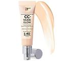 IT Cosmetics CC+ Nude Glow Lightweight Foundation + Glow Serum with SPF 40 and Niacinamide - Light - light complexion with warm yellow undertone - 1.1 oz/32 mL