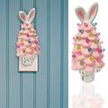 Easter Bunny Desktop Statue Decor Light Up Bunny Tree Easter Decorations For Indoor Spring Home Bedroom Office Dcor Tabletop Bunny Rabbit Tree Gnome Ornaments