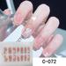 14 Pcs Press On Nails Medium Square Pink Coffin Fake Nails With Faux Pearl Design Full Cover Acrylic False Nails Nail Art Supplies For Women Manicure Decorations