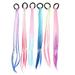 12 Pcs Hair Ribbons Halloween Costumes for Halloween Clothes Ponytail Wigs Hair Replacement Wigs Braided Hair Tie Hair Extension Ponytail Hair Rope Cosplay Elastic Rope Child Baby