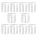 10 Pcs Liquid Dispensing Container Clear Container Small to Go Containers 100ml Clear Travel Jar Storage Jars