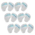 6 Pairs Shoe Inserts Sneaker Slippers Toe Posts Protectors Palm Rest