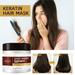 Bilqis Keratin Repair Hair Mask 100g Instant Keratin Hair Repair Mask Coconut Oil Collagen Hydrating Hair Treatment Deep Conditioning Hair Mask for Dry Damaged Hair Moisturizing Hair Treatment