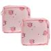 Sanitary Napkin Storage Bag Coin Purse Handbag Organizer Girl 2 PCS Portable Oxford Cloth Makeup Bags Purses Pouch Pad Period