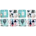Menstrual Pad Sanitary Napkin Storage Bag Makeup Bags Baby Food Containers Nursing Tampon Pouch 8 Pcs