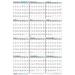 JJH Planners - Laminated - 24 X 36 Large Monday Start Week 2027 Erasable Wall Calendar - Vertical 12 Month Yearly Annual Planner (27Mv-24x36)