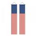 4th of July Decorations Outdoor - Hanging American Flag Banners Stars and Stripes Porch Sign -Patriotic Decor Party Supplies for July Fourth Memorial Day Independence Labor - Red White Blue