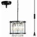 Plug in Chandelier 8-Light Rustic Industrial Iron Ceiling Hanging Light with 16.4ft Cord On/Off Switch Farmhouse Candle Hanging Chandeliers for Hallway Living Room Foyer Bedroom