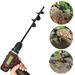 Garden Planter Spiral Drill Bit Flower Bulb Hex Shaft Auger Yard Gardening Bedding Planting Post Hole Digger Tools 5*22cm