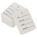 1000 Pcs Price Tag Practical Goods Tags Clothes Hanging Paper Custom Shoes Hat Personalized White