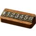 Labels The Wood Jewelry Display Price Cube Blocks Stands Digital Grain Board Letter Adjustable Solid
