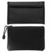 Fireproof File Bag Safe Household Office 2 Pcs High Temperature Resistance Glass Fiber Silicone Cloth Pouch