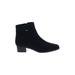 Ara Boots: Black Print Shoes - Women's Size 8 - Almond Toe