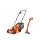 Flymo Simplimow 300 Electric Rotary Lawnmower + Mini Trim Grass Trimmer Twin Pack