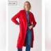 J. Crew Jackets & Coats | J Crew Red Wool Blend Trench Coat | Color: Red | Size: Xxl