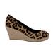 J. Crew Shoes | J. Crew Seville Leopard Print Genuine Calf Hair Espadrille Wedge Size 8 | Color: Black/Brown | Size: 8
