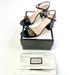 Gucci Shoes | Gucci | Marmont Black Leather Mid Heel Sandal Double G Size Eu 38.5 Us 8.5 | Color: Black | Size: 38.5eu