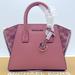 Michael Kors Bags | Michael Kors Small Avril Top Zip Satchel Crossbody Bag | Color: Gold/Pink | Size: Small