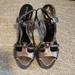 Burberry Shoes | Burberry Platinum Platform Sandals | Color: Silver | Size: 8.5