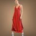 Free People Dresses | *New* Free People Adella Maxi Dress Red Large | Color: Red | Size: L