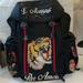 Gucci Bags | Host Pick Gucci Techno Canvas Web L'aveugle Par Amour Embroidered Backpack | Color: Black/Red | Size: Os
