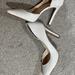 Jessica Simpson Shoes | Jessica Simpson Faux Snakeskin White Heels/Pumps | Color: White | Size: 8.5