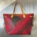 Louis Vuitton Bags | Louis Vuitton X Yayoi Kusama Infinity Dot Neverfull Mm Tote In Red | Color: Brown/Red | Size: Os