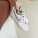 Nike Shoes | Nike Custom Air Force 1 Low Lilac Purple Lavender White Shoes Women’s Size 6.5 | Color: Purple/White | Size: 6.5