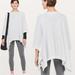 Lululemon Athletica Sweaters | Lululmeon Divinity Wrap Poncho Sweater Grey Knit Drape Poncho Or Wrap Cozy Os | Color: Gray | Size: Os