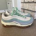 Nike Shoes | Air Max 97 [Dx5766-131] Women Casual Shoes Coconut Milk/Enamel Green. Size 7 | Color: Green | Size: 7
