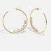 Coach Jewelry | Coach | Pav Coach Medium Hoop Earrings New | Color: Gold | Size: Os