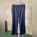 J. Crew Pants & Jumpsuits | J. Crew Wool Low Fit Navy Pinstripe Dress Pants Business Casual Preppy Sz 4 | Color: Blue | Size: 4
