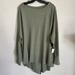 Free People Tops | Free People We The Free Top Amelia Thermal Waffle Knit Small | Color: Green | Size: S