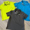 Under Armour Shirts & Tops | 3 Under Armour Youth Fit Polo Shirt | Color: Blue/Gray | Size: Mb