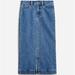 J. Crew Skirts | J Crew Always Classic Denim Midi Skirt - Spring Must Have! | Color: Blue | Size: 29