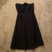 J. Crew Dresses | Black Strapless Cotton Dress | Color: Black | Size: 2p