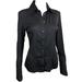 Gucci Tops | Authentic Vintage Gucci By Tom Ford F/W 2003 Black Silk Gg Logo Button Up Blouse | Color: Black | Size: S