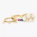 Kate Spade Jewelry | Kate Spade Rain Or Shine Ring Set Nwot | Color: Gold/White | Size: 7