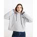 Madewell Tops | Madewell X Kule O Well Graphic Cropped Hoodie Sweatshirt Gray Size Xs | Color: Gray | Size: Xs