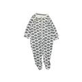 Baby Gap Long Sleeve Onesie: Gray Fair Isle Bottoms - Size 3-6 Month