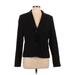 Calvin Klein Blazer Jacket: Short Black Print Jackets & Outerwear - Women's Size 12