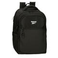 Reebok Hamilton Laptop Backpack, Black/White, Daycare Backpack