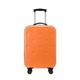 PASPRT Carry On Luggage Expandable Luggage Foldable Luggage Carry on Luggage Comfort Handle Luggage Suitcase Spinner Wheels Trolley Luggage (Orange 24in)