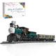 Technic Train Building Kit, 560Pcs TH 10 Steam Train Retro Steam Locomotive with Tracks, City Freight Train Model Creative Gifts for Children and Adults, Compatible with Lego Technic