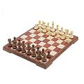 International Chess Chess Set,International Chess International Chess Set Folding Plastic With Magnetic Chess Board Portable Board Travel Game Children Learning Funny Toy