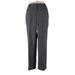 Sandro Sportswear Dress Pants - High Rise Boot Cut Boyfriend: Gray Bottoms - Women's Size 16