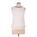 CATHERINE Catherine Malandrino Sleeveless Blouse: White Tops - Women's Size Medium