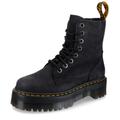 Dr. Martens Plateaustiefel "Jadon Iii" Damen CHARCOAL GREY, Gr. 5, Leder, Markante Damenstiefel mit 1,5 Zoll Plateausohle